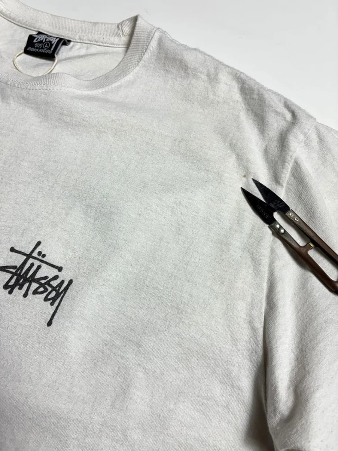 스투시 STUSSY 베이직 로고 코튼 반팔 티셔츠 R1413 상품이미지6