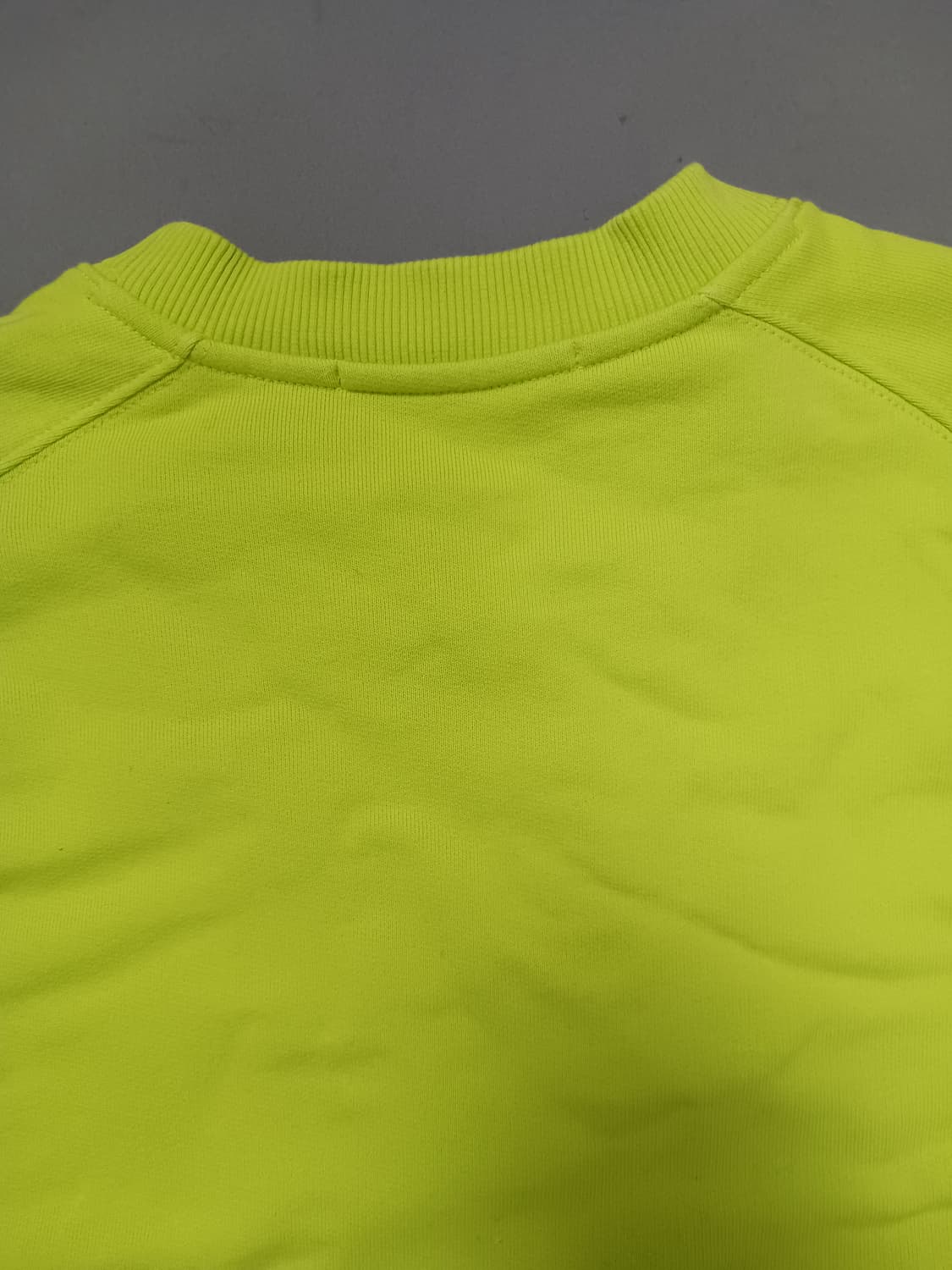 [L] MSGM 밀라노 형광 라임 맨투맨 티셔츠 상품이미지7