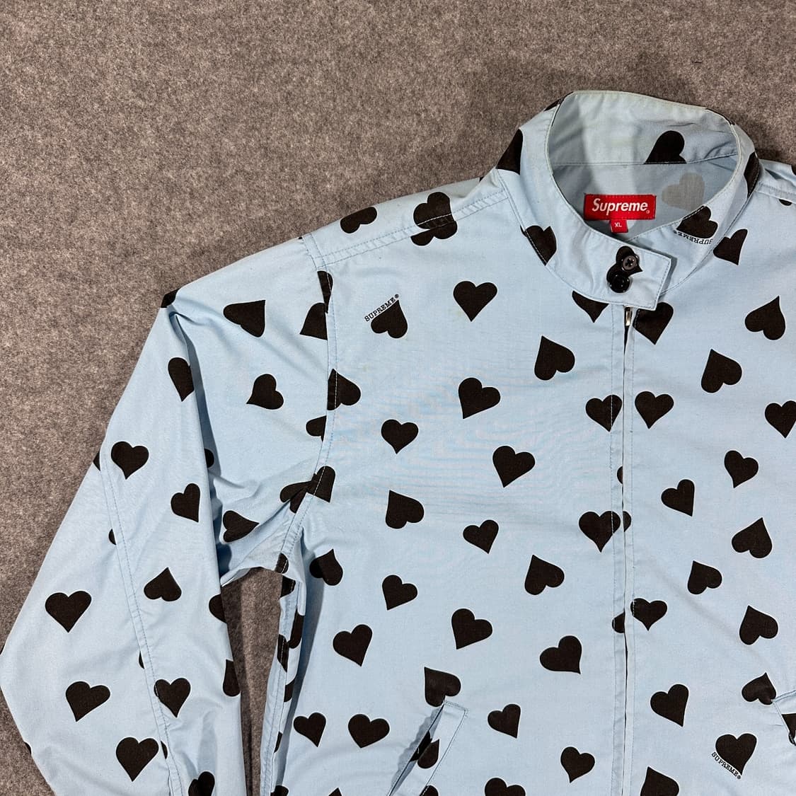 17SS 슈프림 하트 패턴 워크 자켓 상품이미지2
