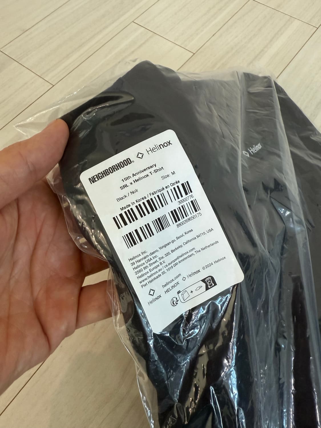 헬리녹스 X 네이버후드 SRL 15주년 티셔츠 M 새제품 상품이미지4