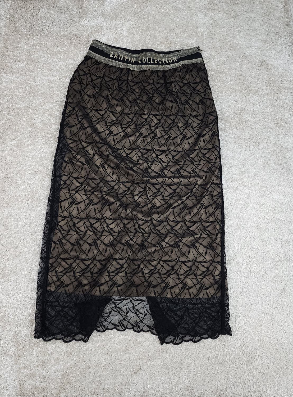 랑방컬렉션 밴드 레터링 스커트 67cm 상품이미지1