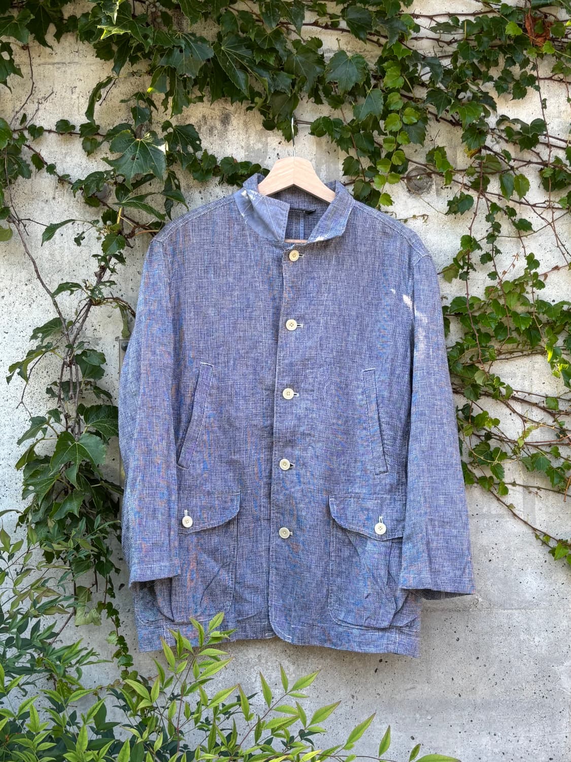 Sky Blue Medium Length Jacket 상품이미지3