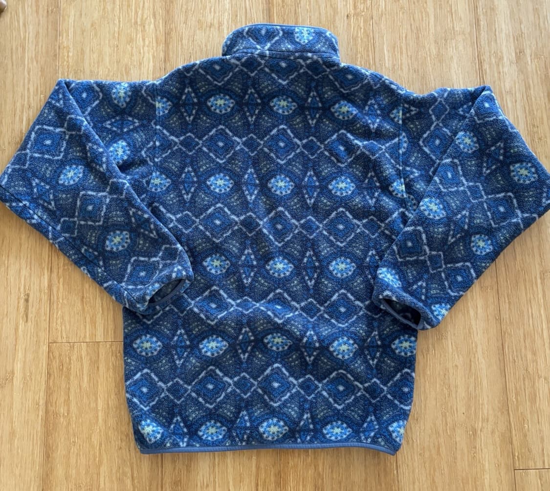 10s 파타고니아 신칠라 스냅-T 블루 아즈텍 패턴 상품이미지5