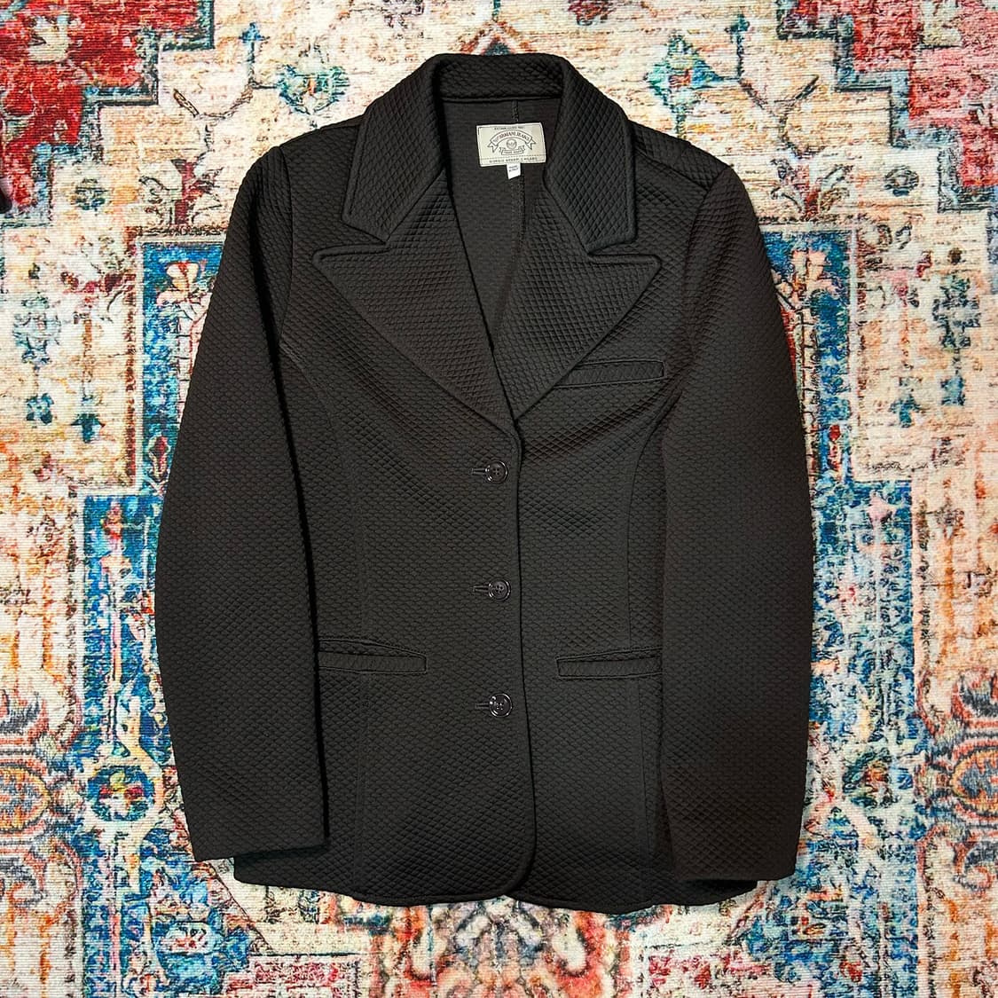 [S] 90s 아르마니 made in italy 엠보 블레이저 상품이미지1