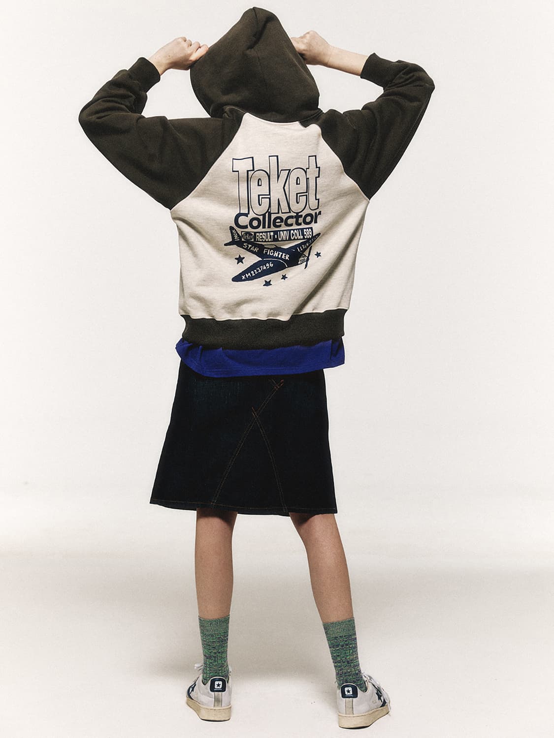 [M] 테켓 엑스포트 후드집업 카키 상품이미지2