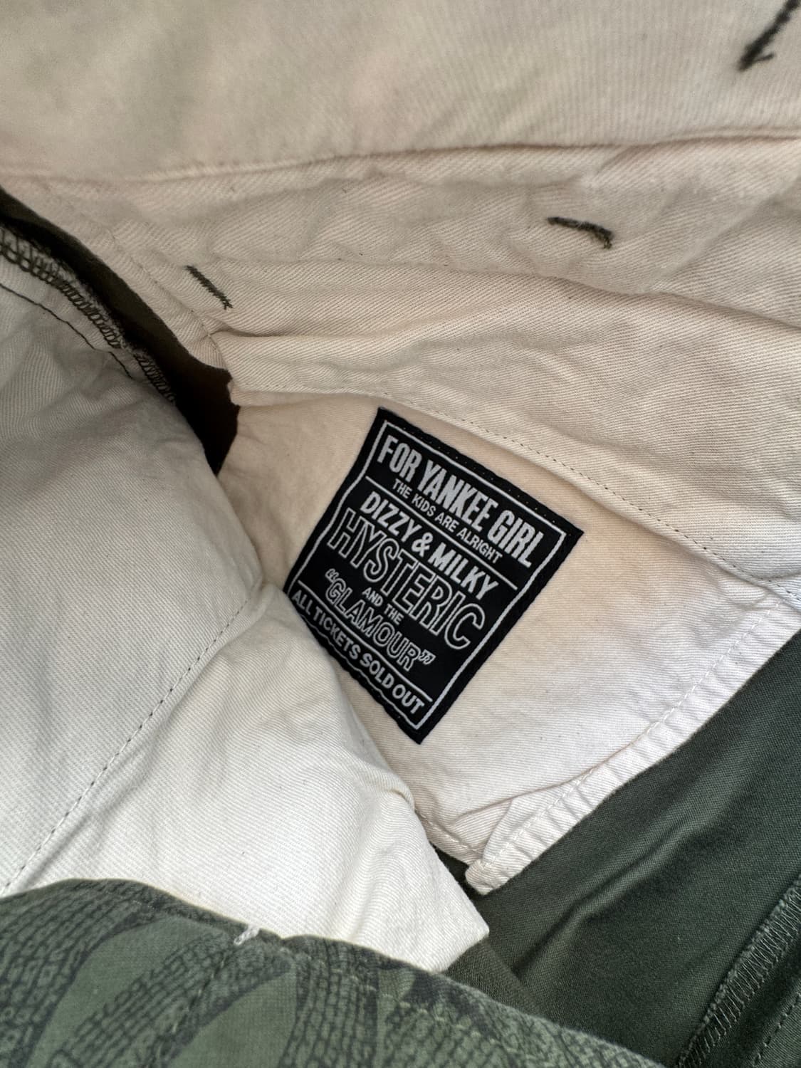 Hysteric Glamour 스네이크 패턴 카고 팬츠 상품이미지5