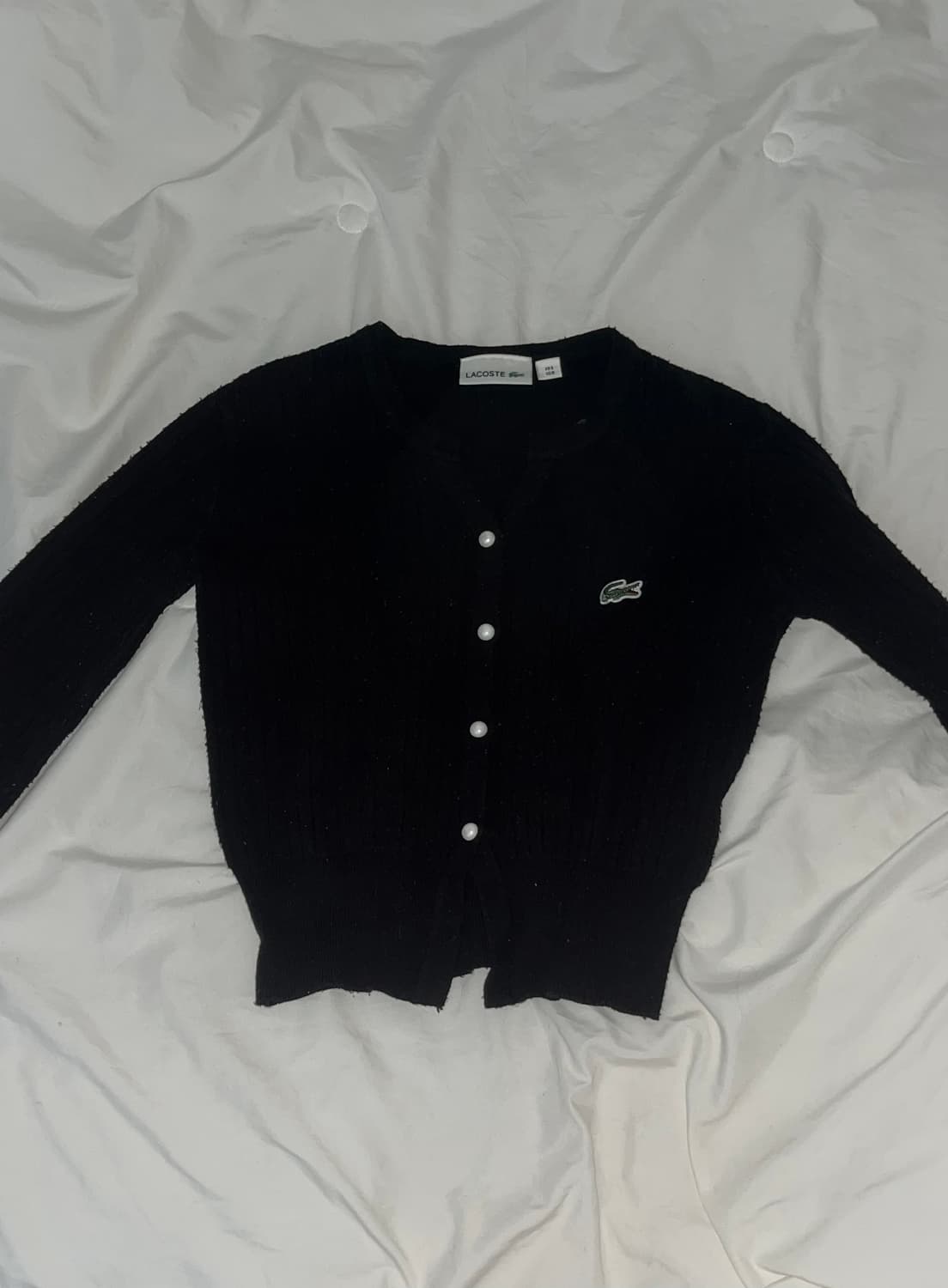 빈티지 라코스테 크롭 가디건  상품이미지1