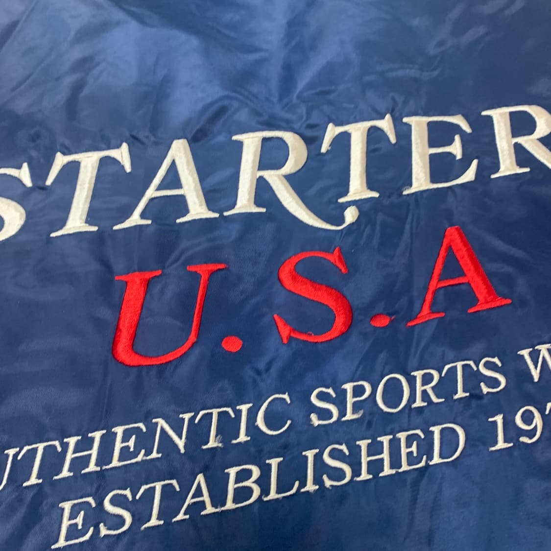 M)VTG STARTER USA Varsity Coach Jacket 상품이미지3