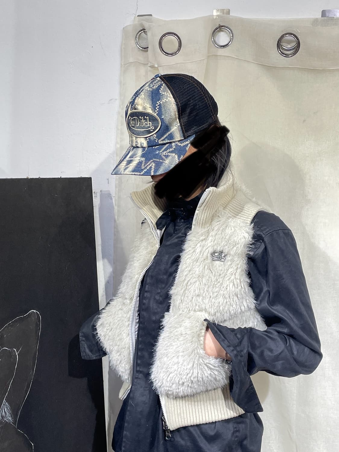 본더치 매쉬 볼캡 y2k 모자  상품이미지2