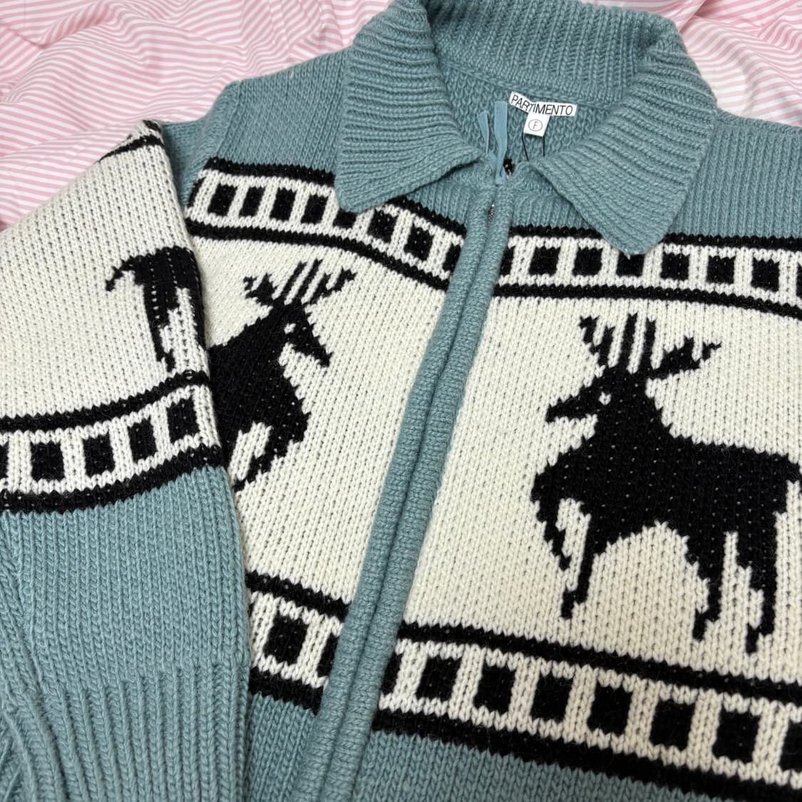 파르티멘토 코위찬 니트 집업 가디건 상품이미지2