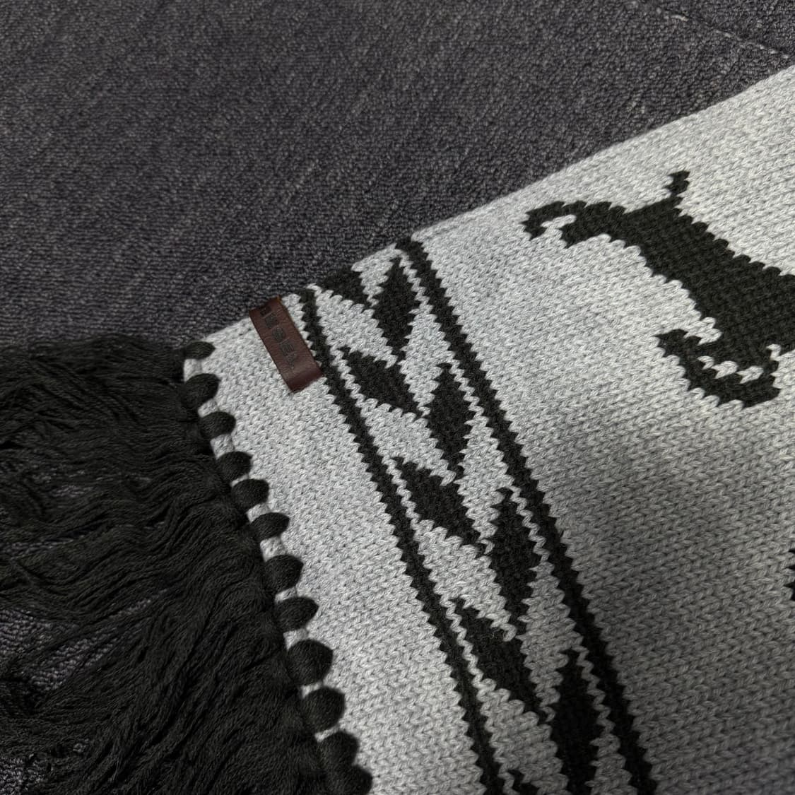 디젤 스컬 니트짜임 목도리 상품이미지5