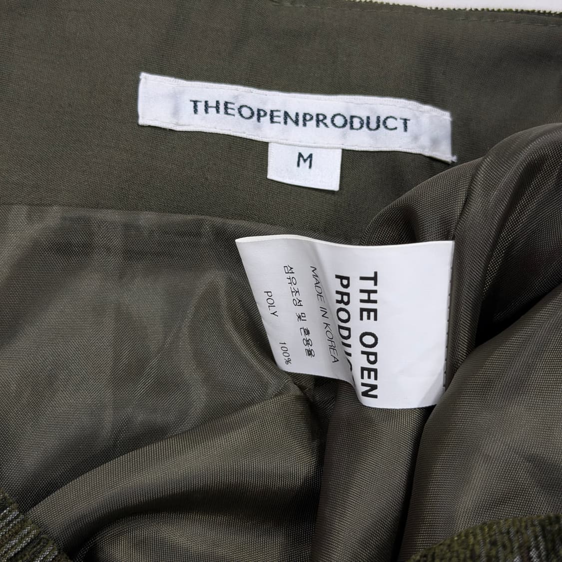 더오픈프로덕트 모리걸 체크 롱스커트 치마 M 상품이미지3