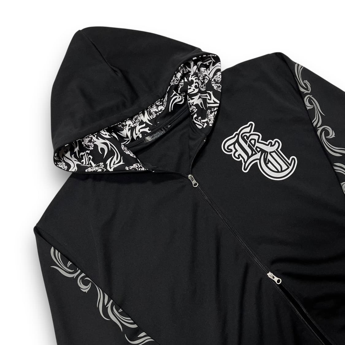 펑크 카르마 트라이벌 페인티드 투웨이 후디 집업 상품이미지4