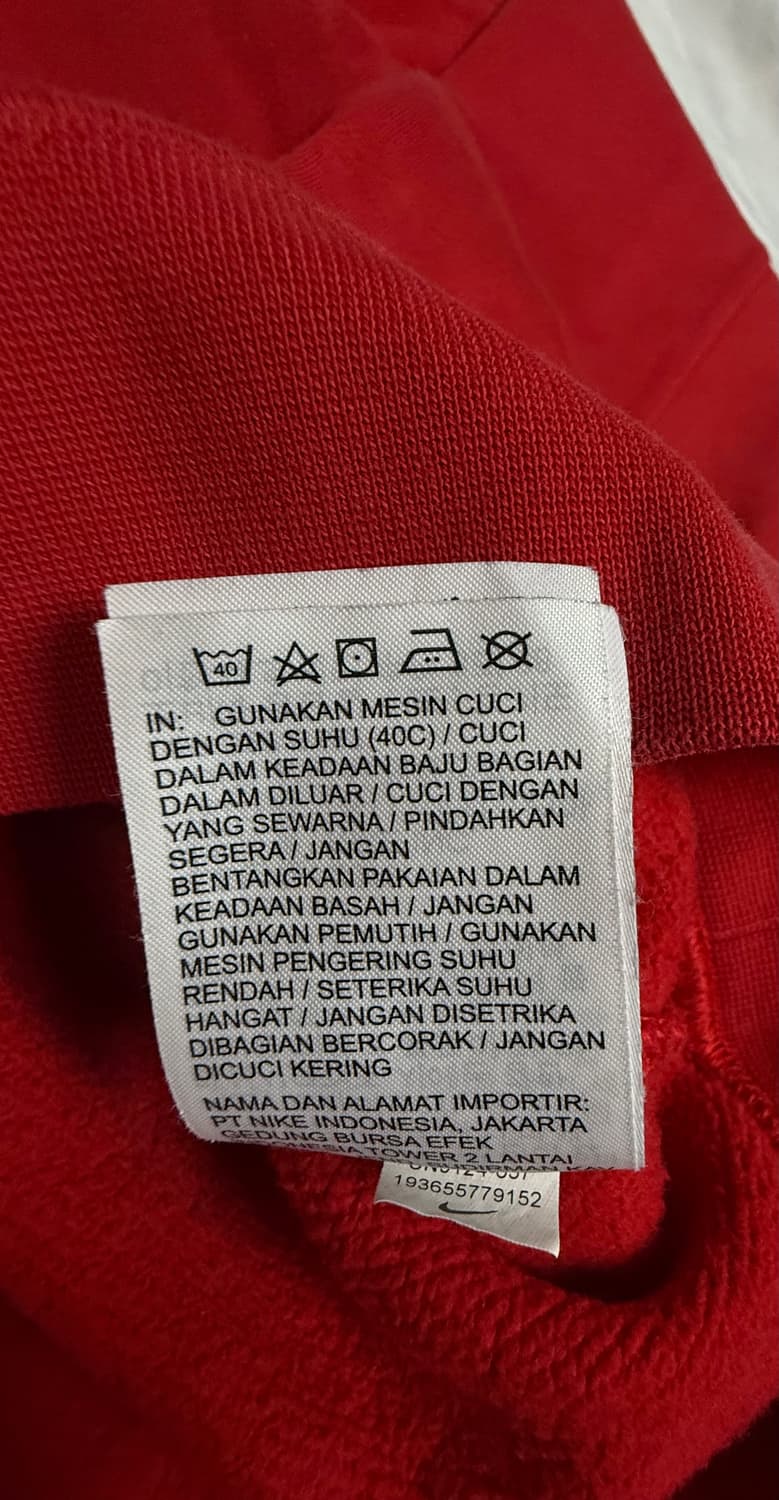 Nike Air Red Sweatshirt L 상품이미지5
