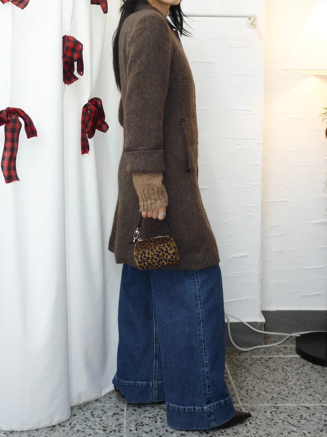 Brown vintage coat 상품이미지5