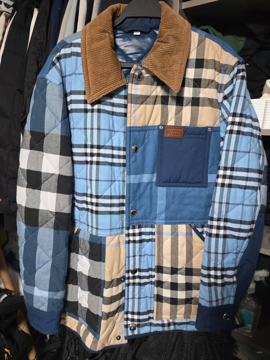 버버리 퀼팅자켓 (L-110) 사이즈 판매 상품이미지1