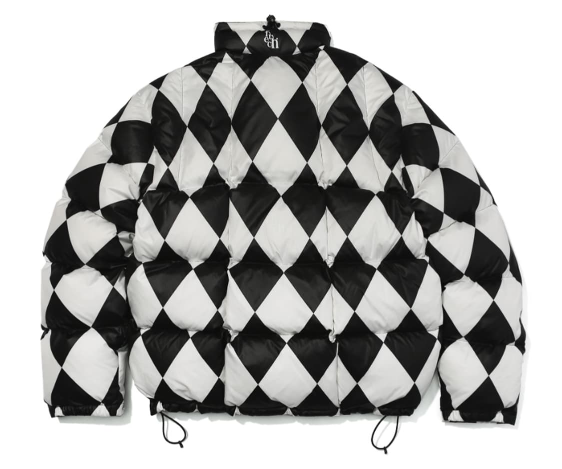 [XL] 패치스 선데이 체커보드 푸퍼패딩 상품이미지2
