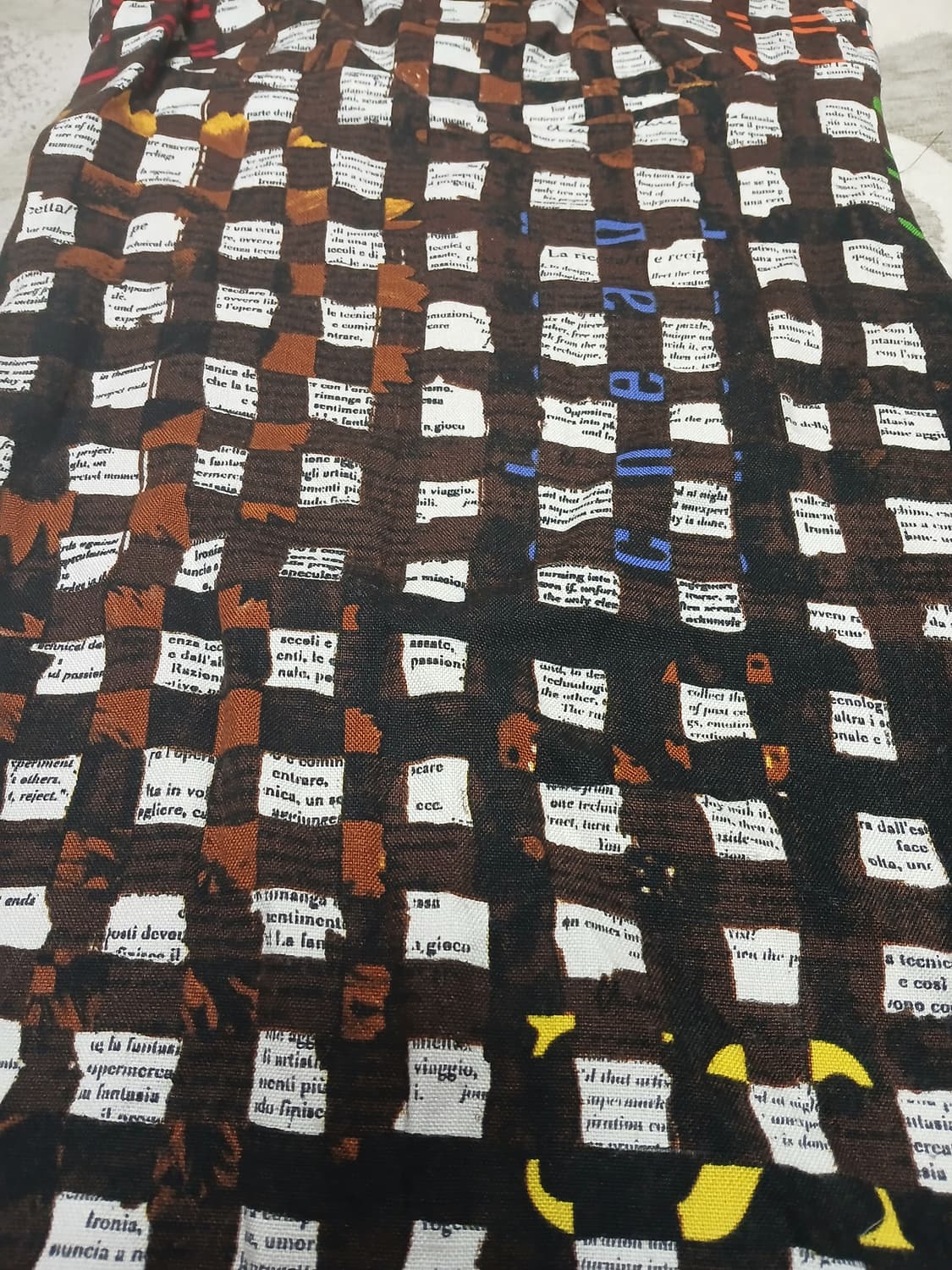 모스키노 엔틱 텍스트 패턴 원피스  상품이미지4