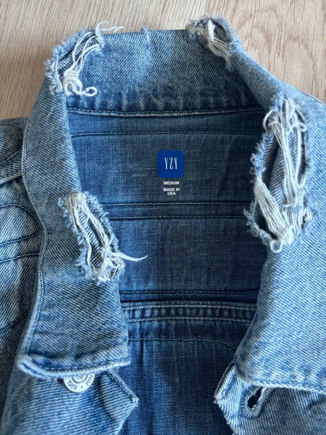 이지갭 패디드 데님 USA M사이즈 상품이미지2