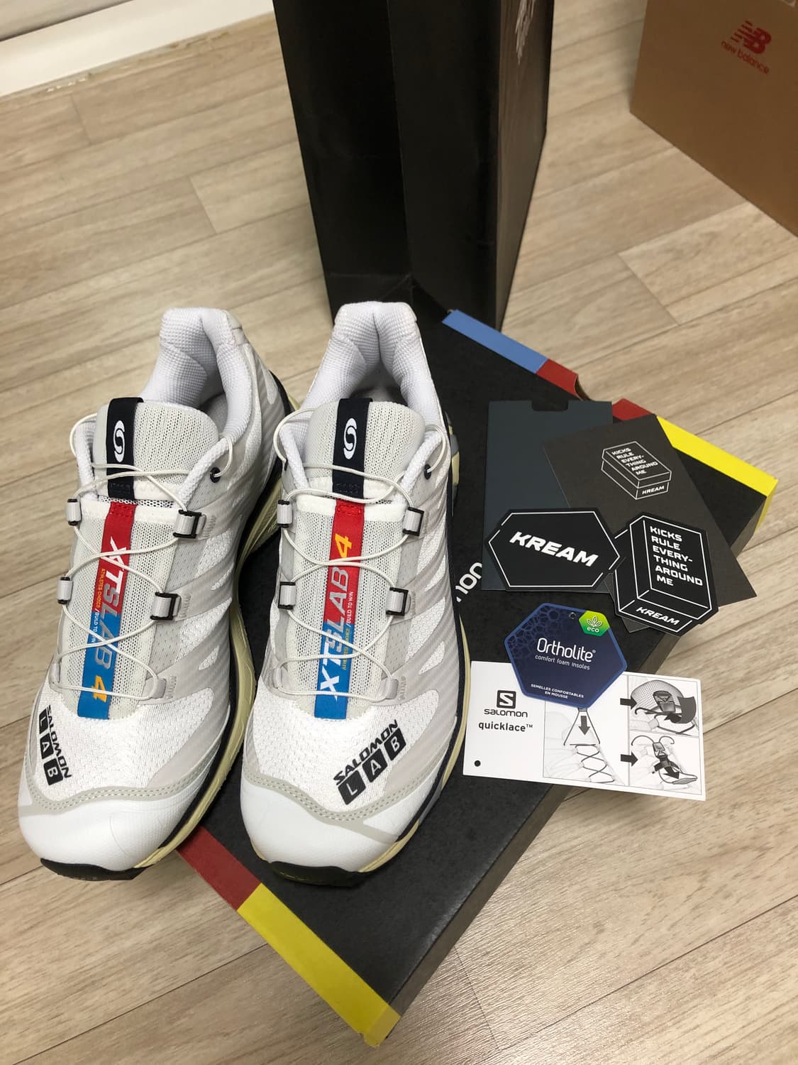 살로몬 XT-4 화이트 루나 락 스니커즈 260 상품이미지2