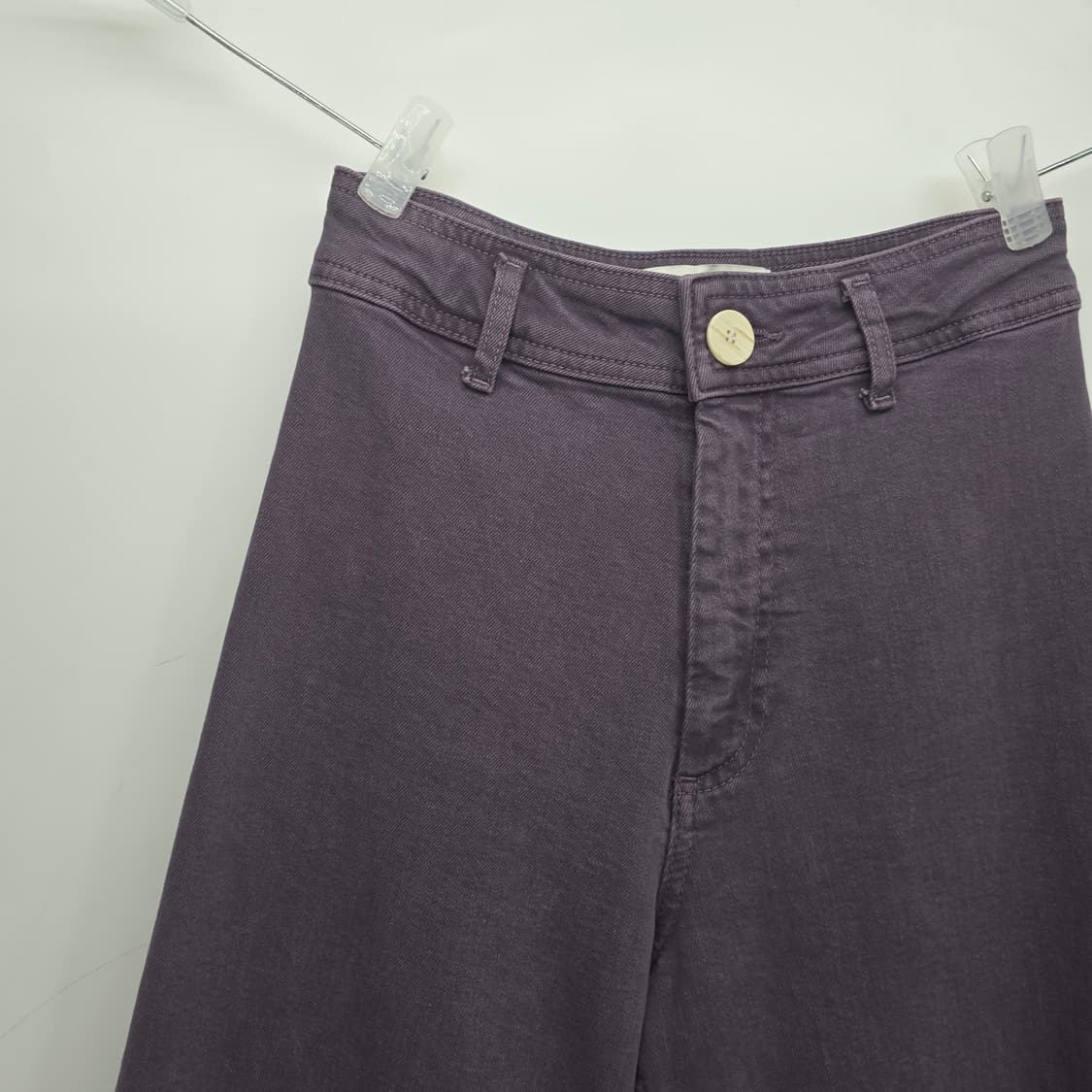 ZARA 마린 스트레이트 데님 보라색 24" [A40256] 상품이미지2