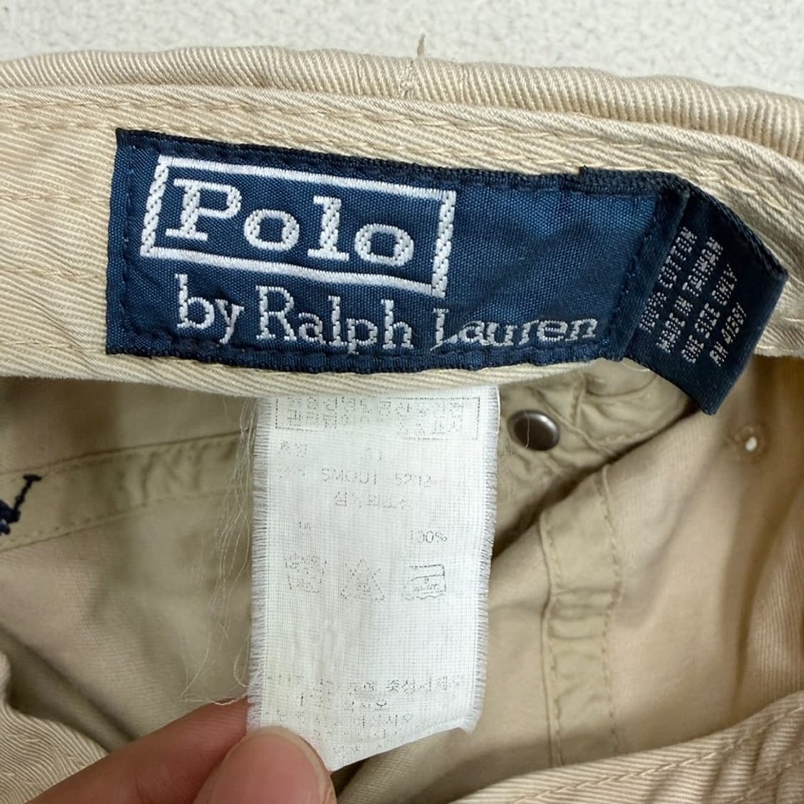 POLO 코튼 치노 베이스볼 캡 베이지 상품이미지5