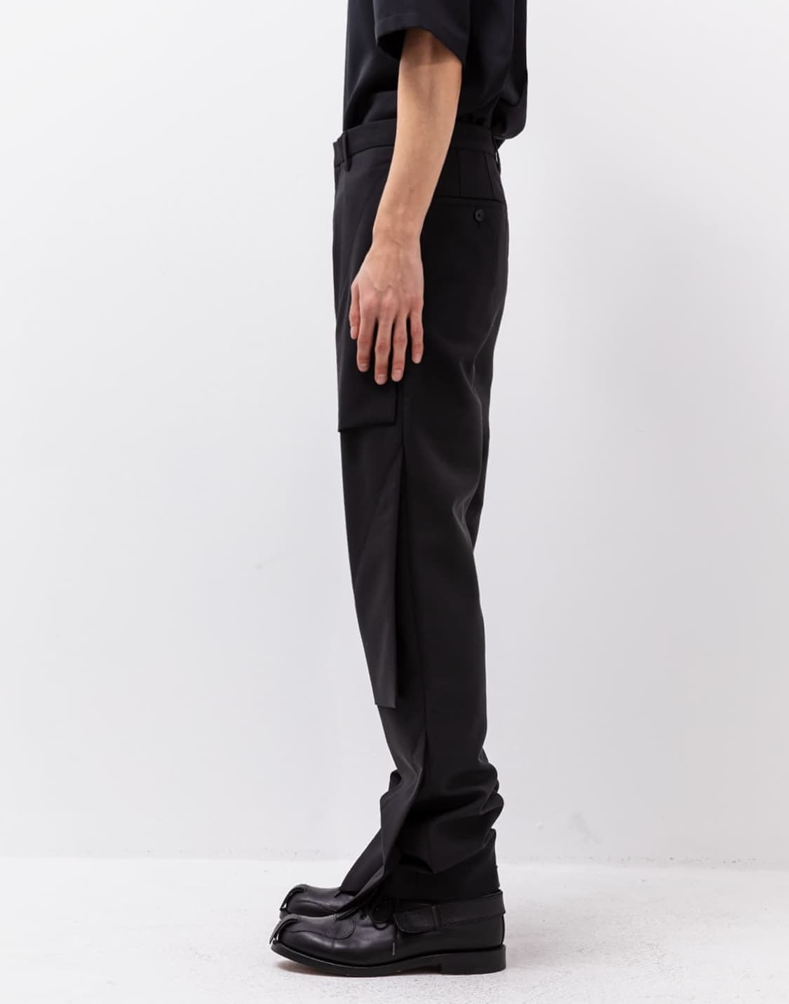 T/SEHNE TRIANGLE SHAPE LAYERED TROUSERS 상품이미지2