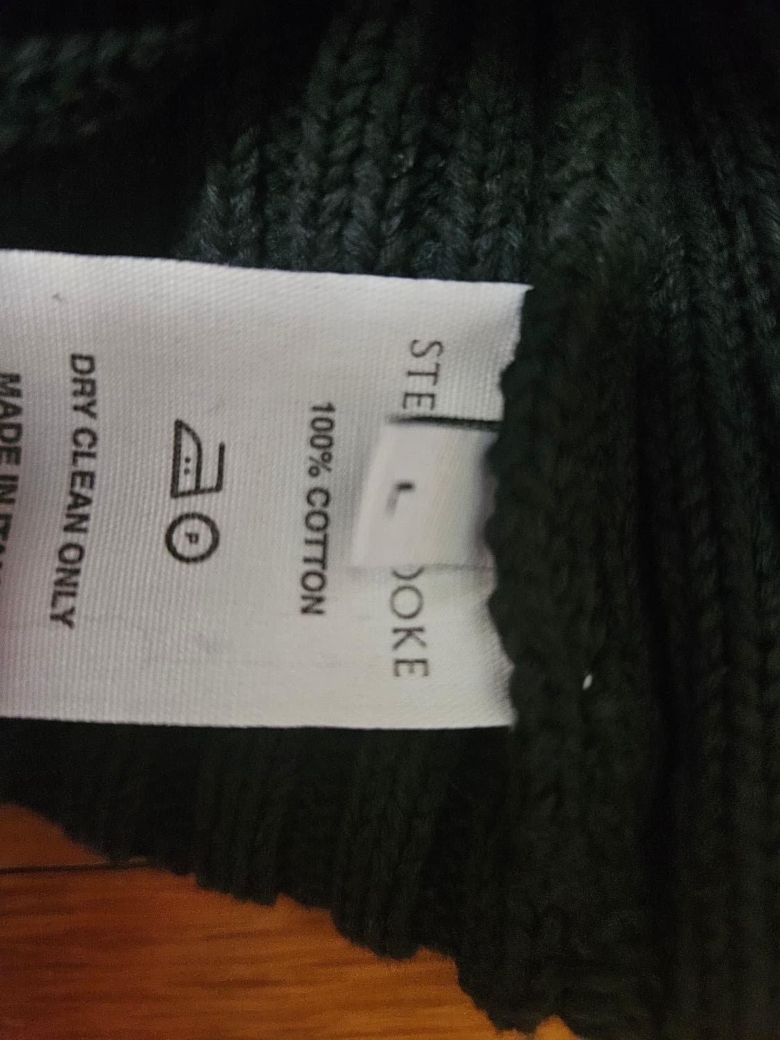 stefan cooke 22ss dancing lady knit L 상품이미지4