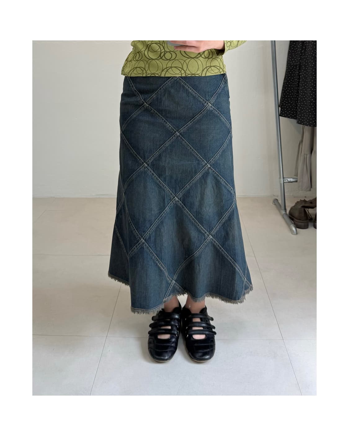 빈티지 데님 스커트 상품이미지1