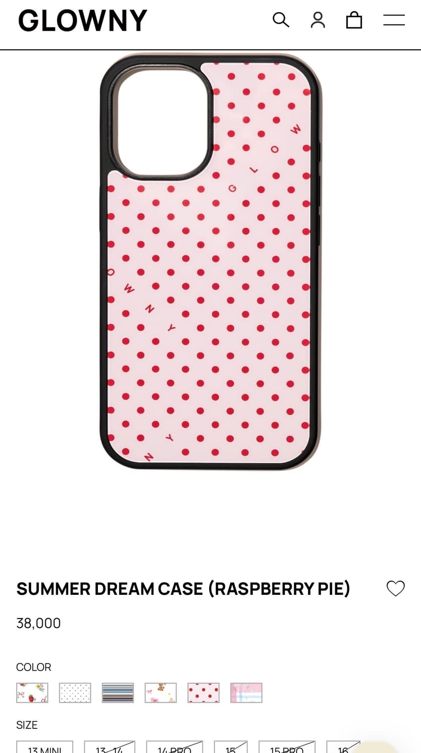 글로니 도트 케이스 / 아이폰16 (일반) 상품이미지1