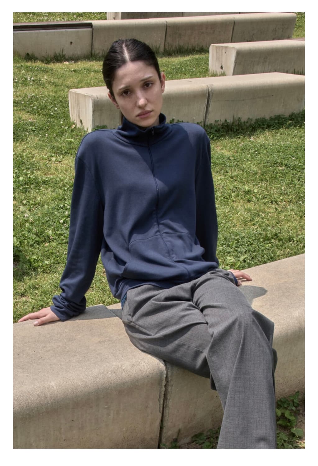 mudule neck zip night 2 상품이미지6