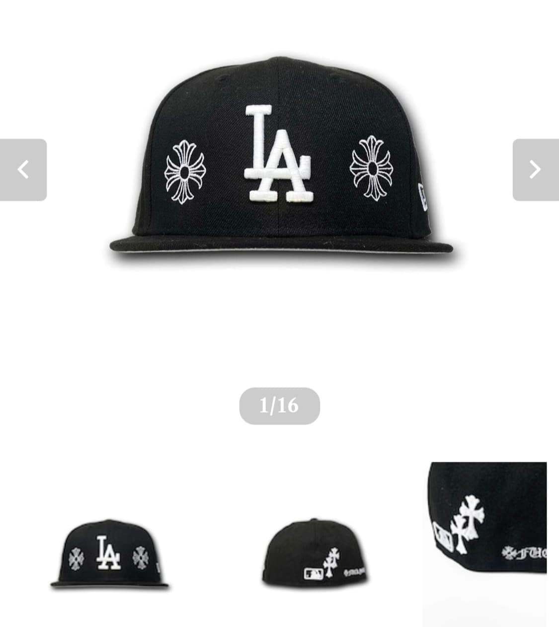 뉴에라 la 커스텀 크롬하츠 검정 738 상품이미지1