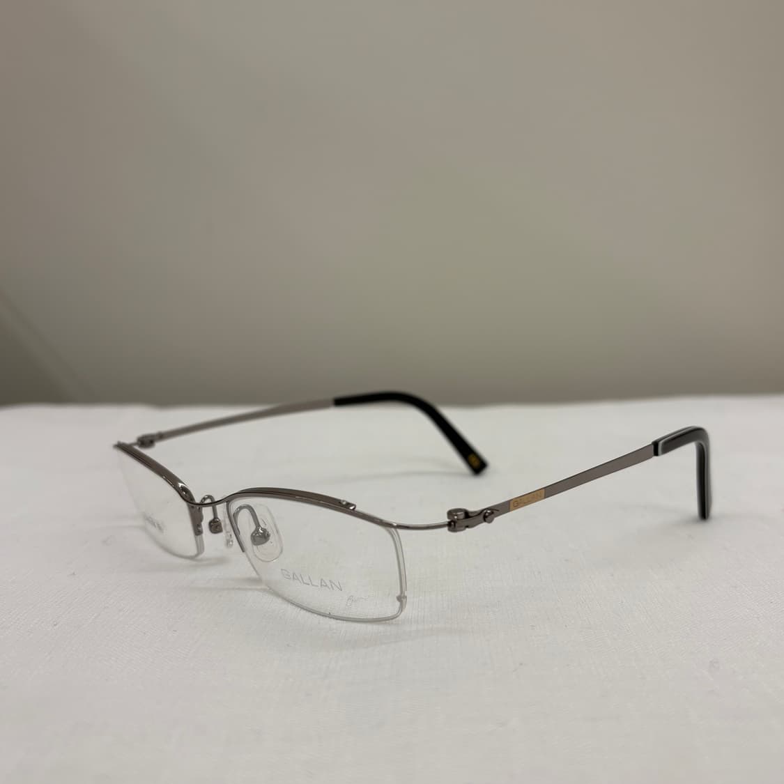 GALLAN 겔랑 실버그레이 반무테 빈티지안경 상품이미지2