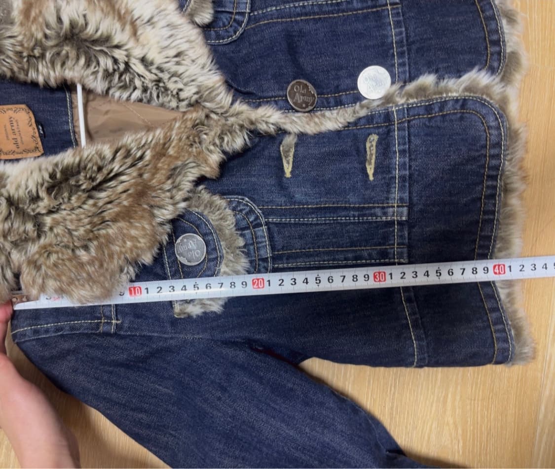 데님 퍼 자켓  상품이미지6