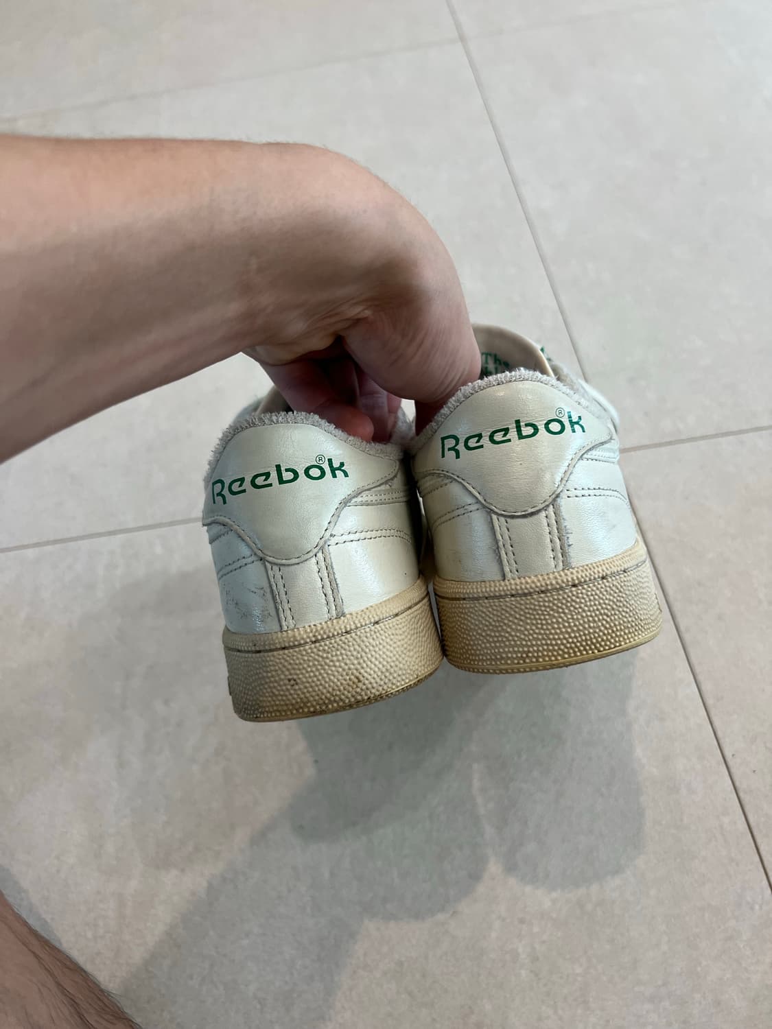 리복 클럽c 85 빈티지 그린 dv6434 상품이미지4