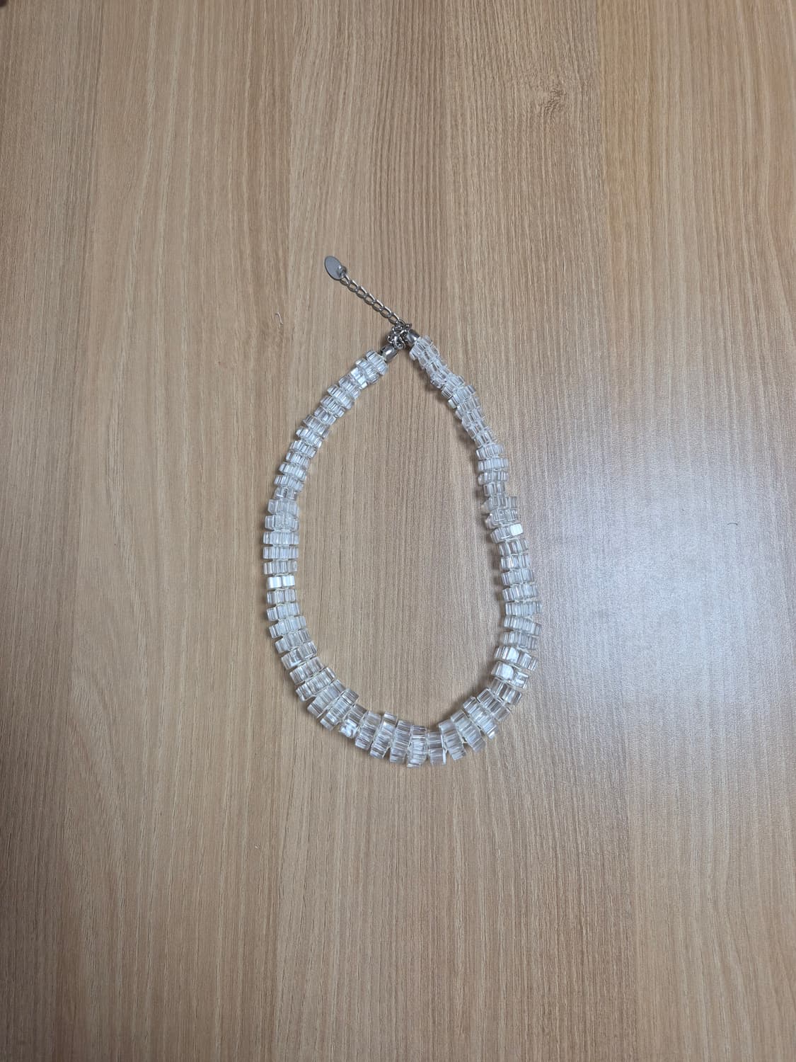 Vintage 큐브 크리스탈 비즈 목걸이 상품이미지1