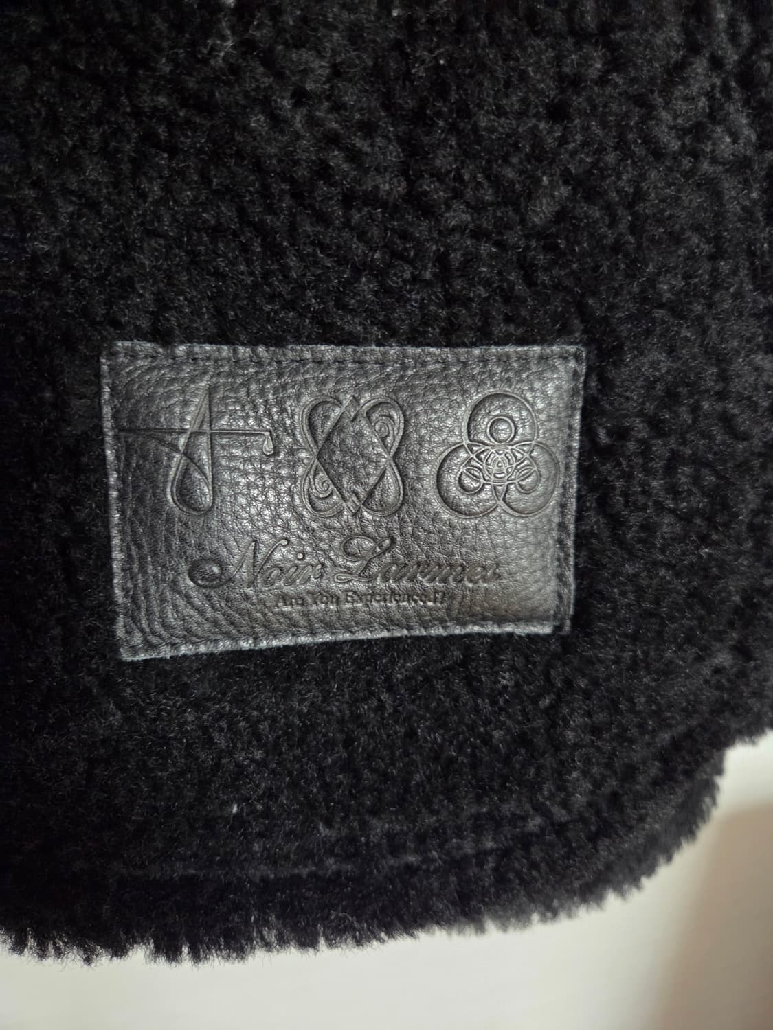 느와르 라르메스 블랙 무통 라이더 자켓 상품이미지8