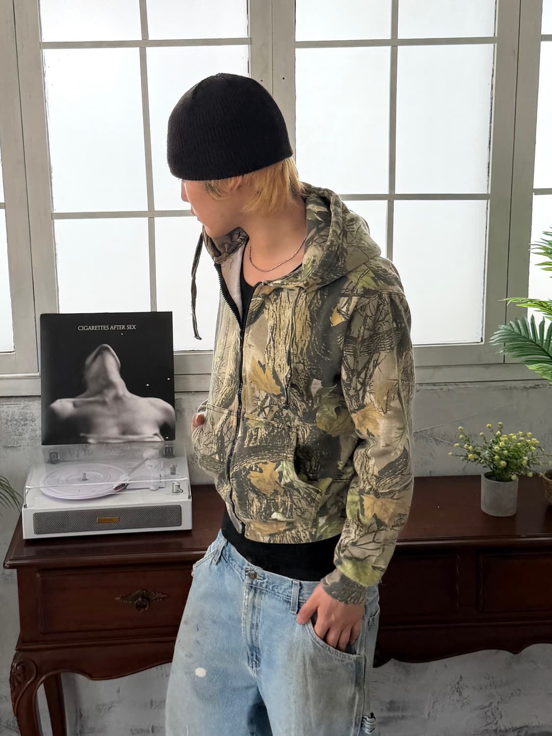 빈티지 리얼트리 후드집업 상품이미지3