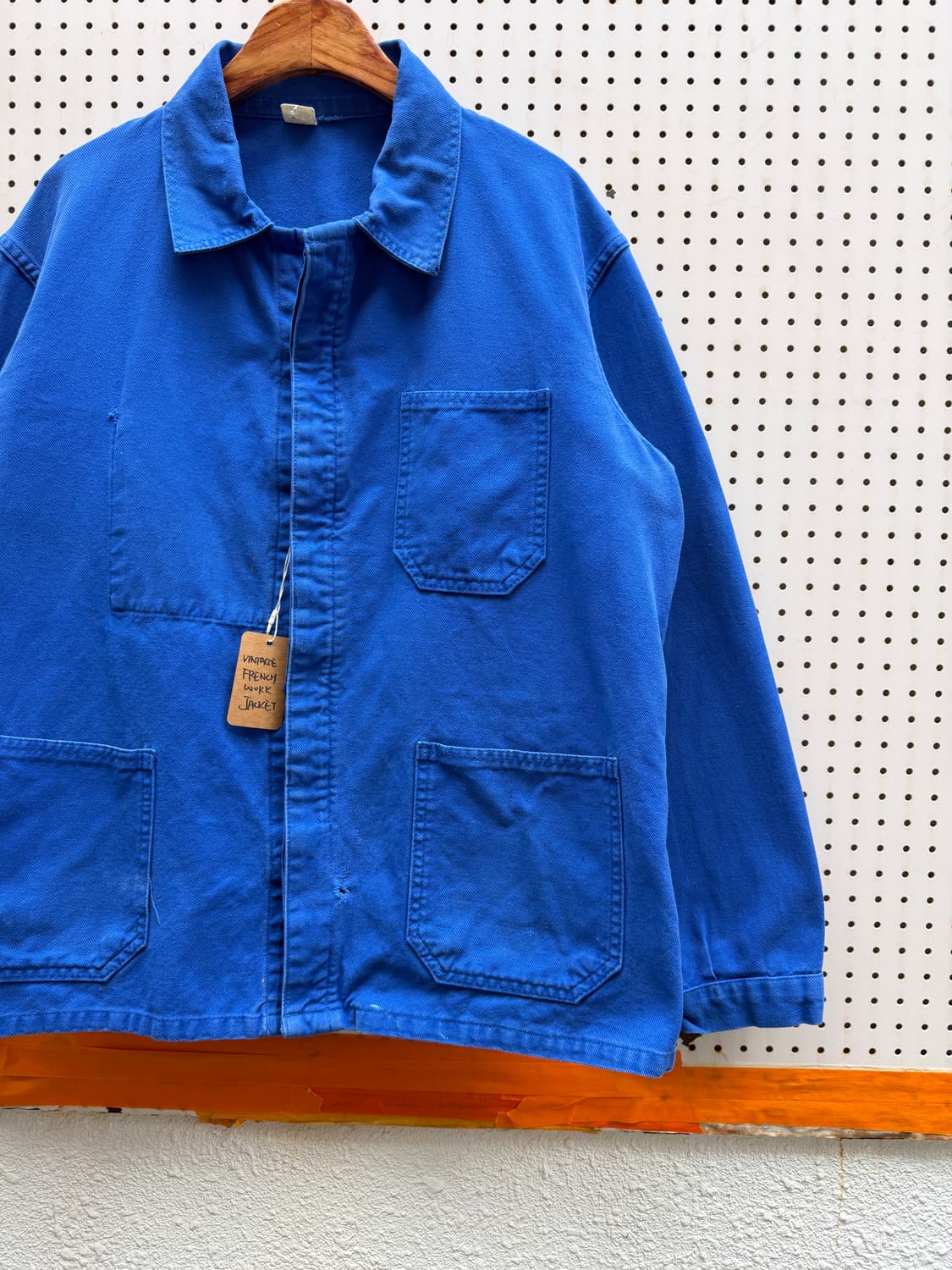 OLD MODEL WASHED BLUE 올드모델 빈티지 프렌치워크자켓 상품이미지6