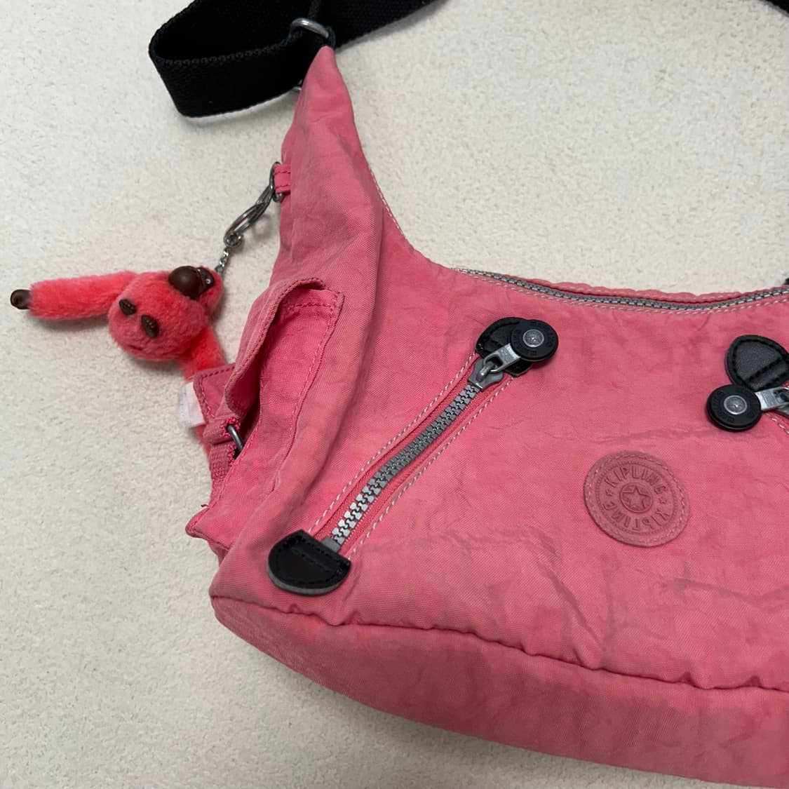 Kipling pink shoulder bag 상품이미지5