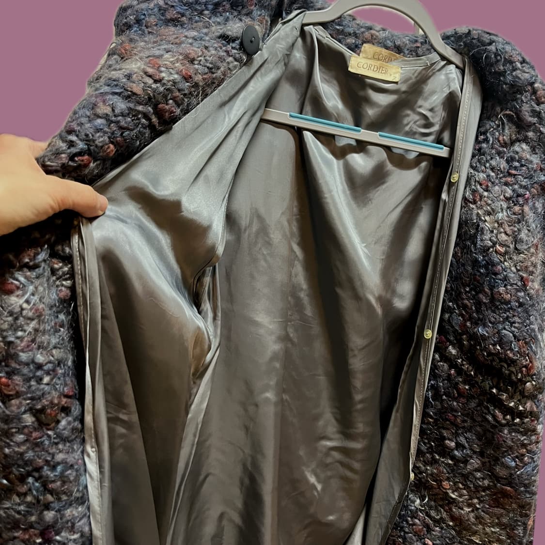 대장 히피 코트! 블루 니트 코트 / 니트 가디건 상품이미지6