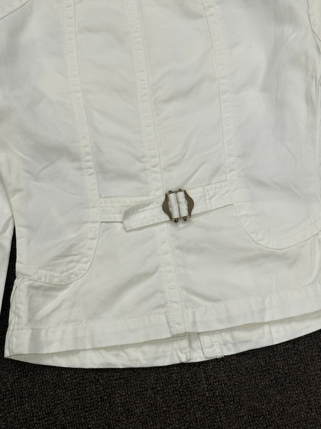 38)Benetton vintage 여성 화이트 자켓 상품이미지6