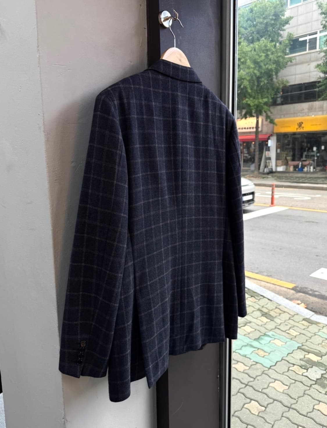 52/ 브리오니 체크 패턴 울 자켓 상품이미지7