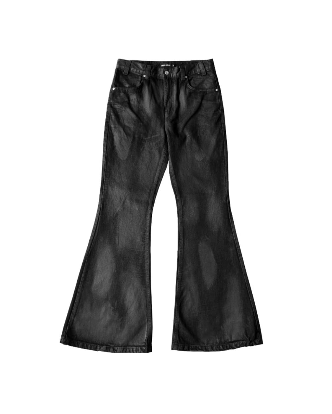 IFEELLUCKY Bootcut Pants Black Coated 상품이미지1