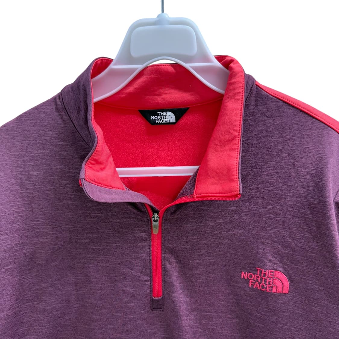 [XL] 노스페이스 우먼 핑크 반집업 상품이미지5