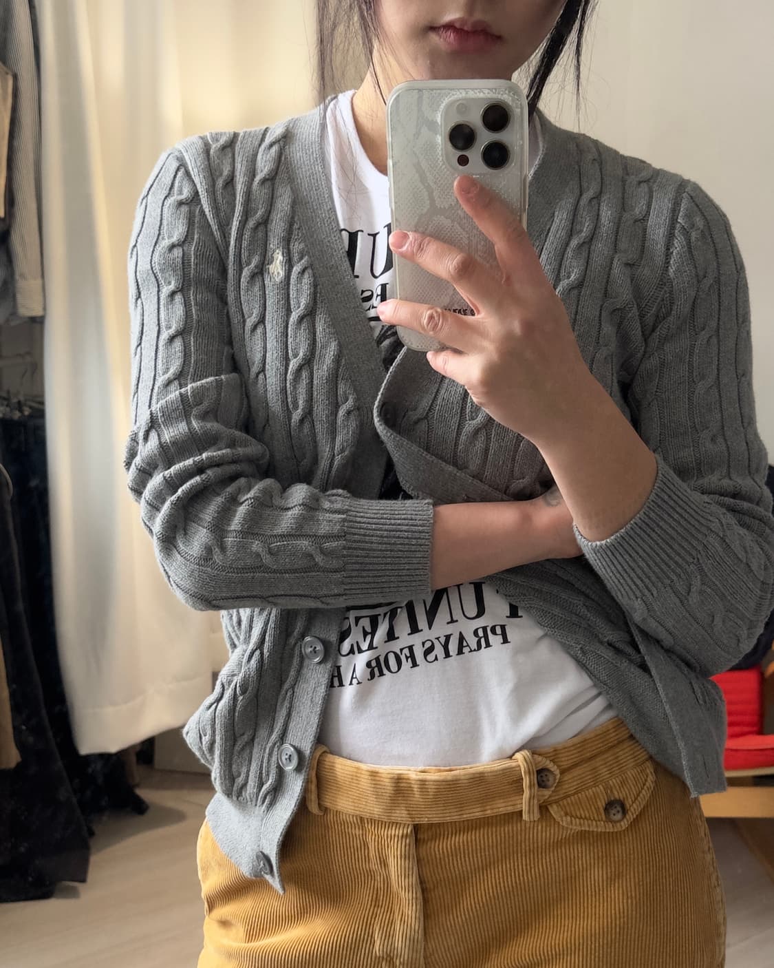 [Polo Ralph Lauren]cable V-neck cardigan 상품이미지2