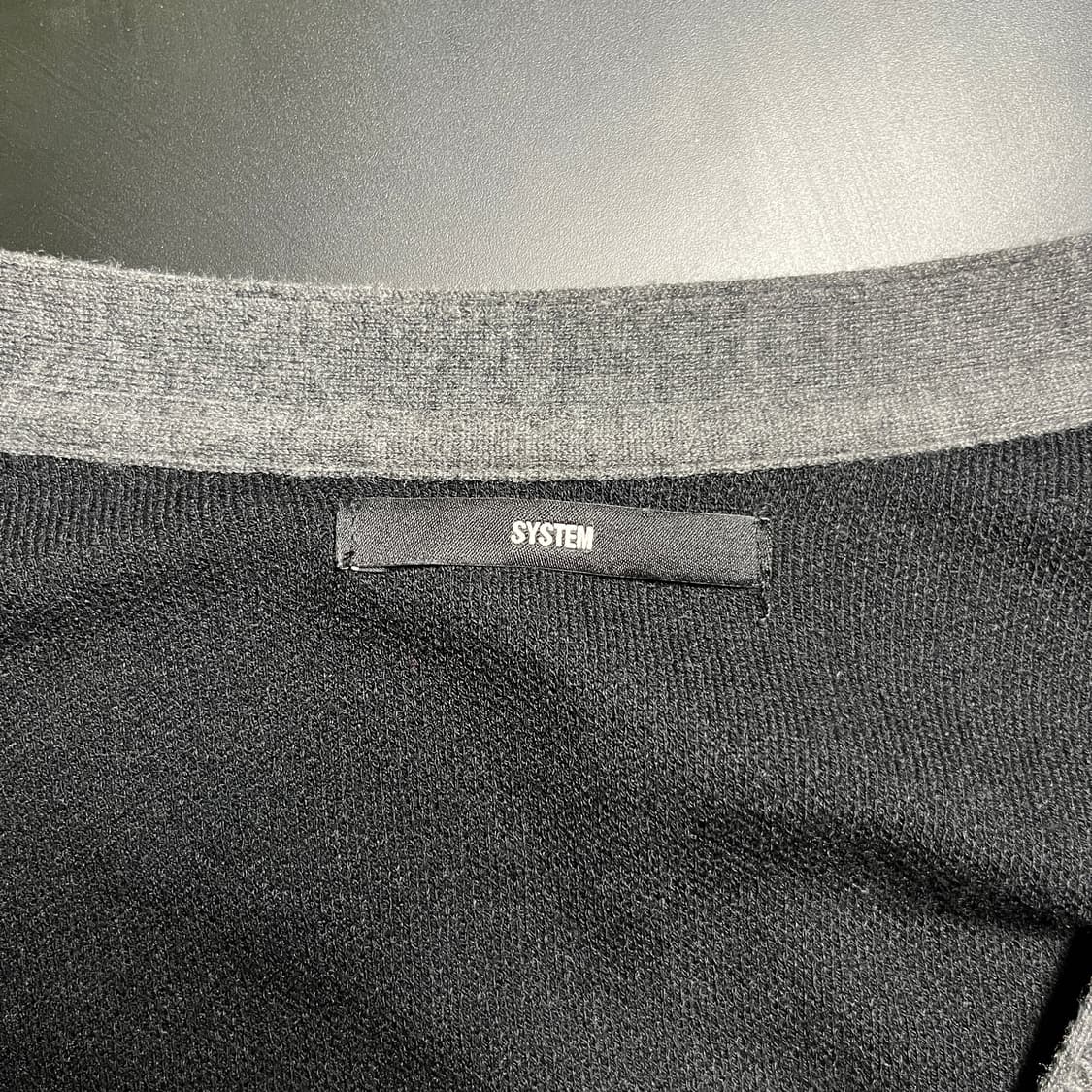 시스템 니트 집업 상품이미지5