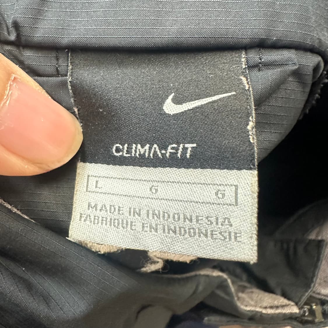 나이키 빈티지 블록코어 인터밀란 블랙후드바람막이 105 상품이미지3