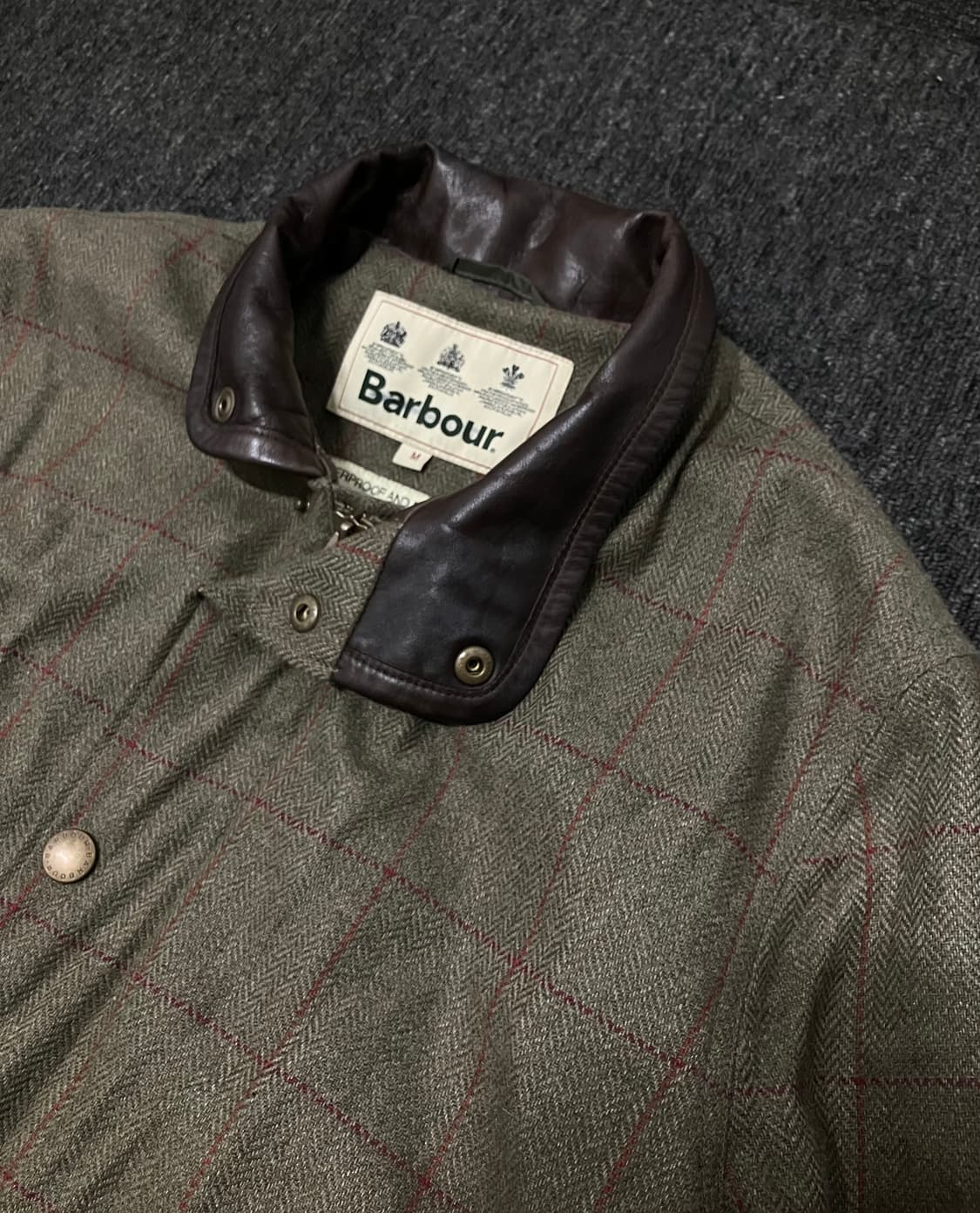 바버 울 트위드 자켓 상품이미지1