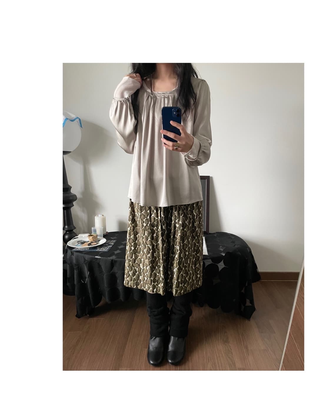 silk pullover blouse 상품이미지3